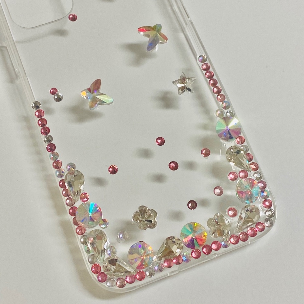 IPhone 11 Pro Butterfly Rhinestone Bling Case - Picture 3 of 5